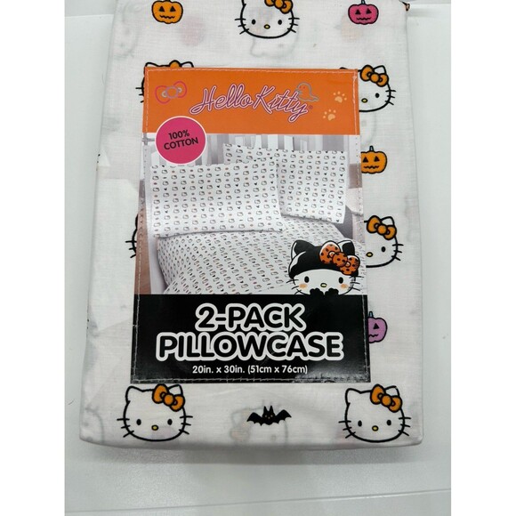Hello Kitty Halloween pillow cases 2 pack - Picture 1 of 2